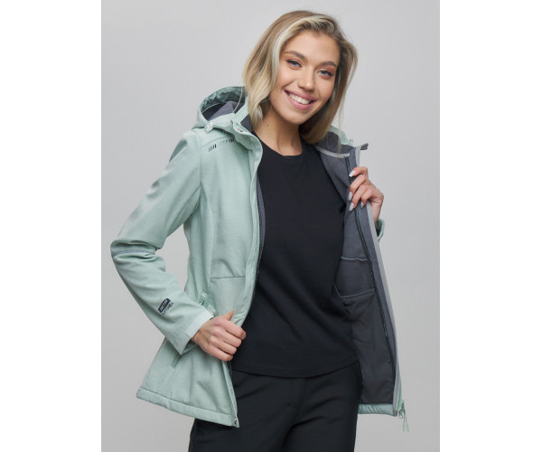 Костюм женский  бирюзового цвета 02035Br