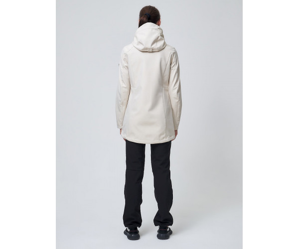 Костюм женский  бежевого цвета 02037B