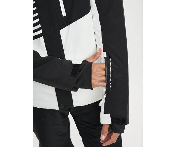 Горнолыжный костюм мужской белого цвета 077012Bl