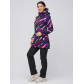 Женский осенний весенний костюм спортивный softshell фиолетового цвета 019221F