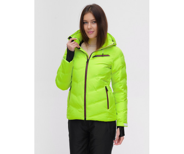 Горнолыжная куртка  салатового цвета 2081Sl