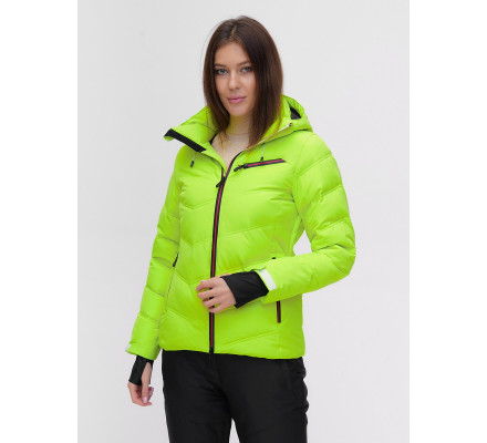 Горнолыжная куртка  салатового цвета 2081Sl