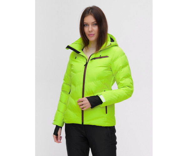 Горнолыжная куртка  салатового цвета 2081Sl