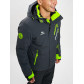 Горнолыжная куртка мужская темно-серого цвета 77010TC