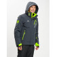 Горнолыжная куртка мужская темно-серого цвета 77010TC