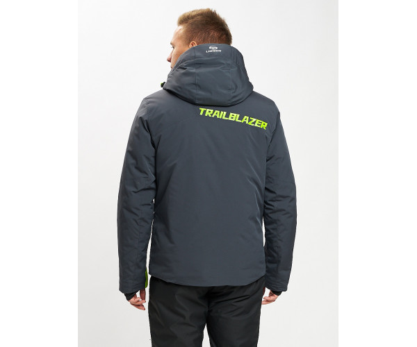 Горнолыжная куртка мужская темно-серого цвета 77010TC