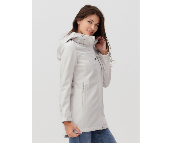 Ветровка  женская бежевого цвета 2022B