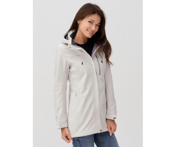 Ветровка  женская бежевого цвета 2022B