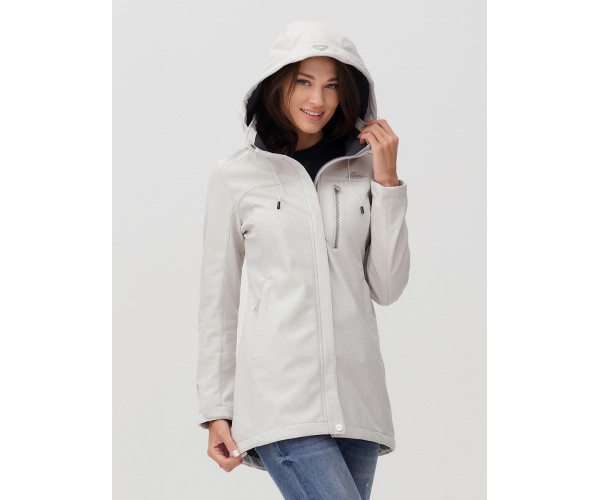 Ветровка  женская бежевого цвета 2022B