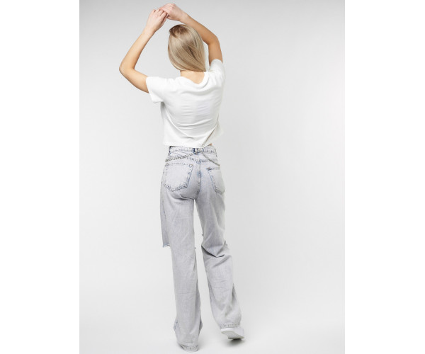 Топ футболка женская белого цвета 76014Bl