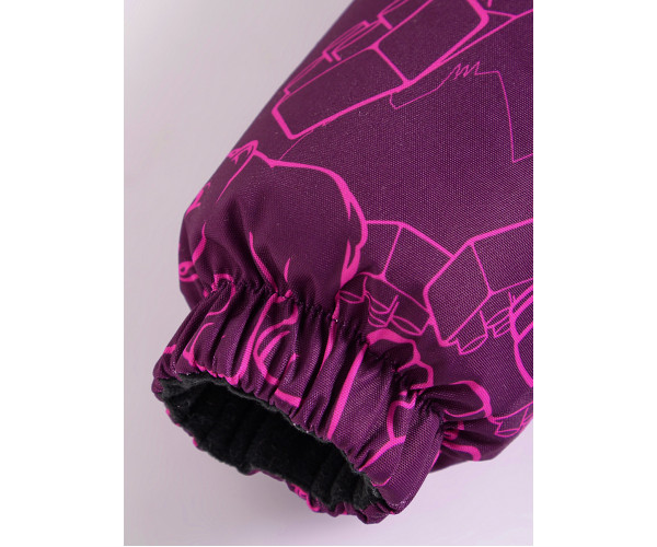 Горнолыжный костюм Valianly детский малинового цвета 9012M