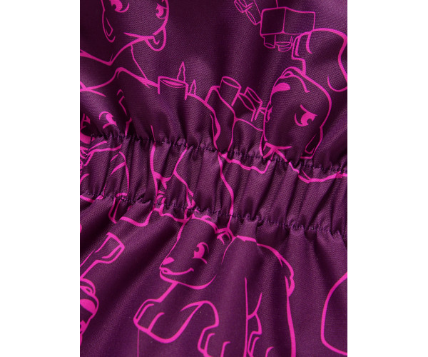 Горнолыжный костюм Valianly детский малинового цвета 9012M