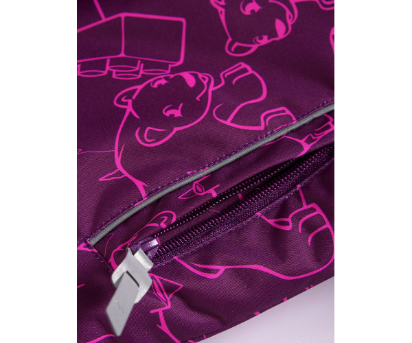 Горнолыжный костюм Valianly детский малинового цвета 9012M