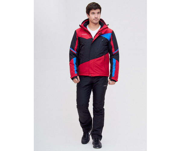 Горнолыжный костюм  красного цвета 02071Kr