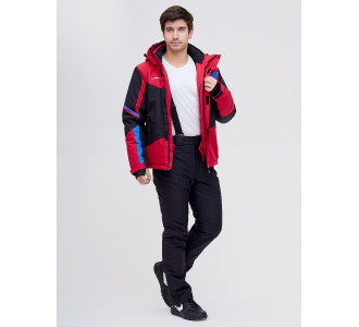 Горнолыжный костюм  красного цвета 02071Kr