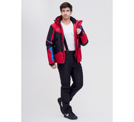 Горнолыжный костюм  красного цвета 02071Kr
