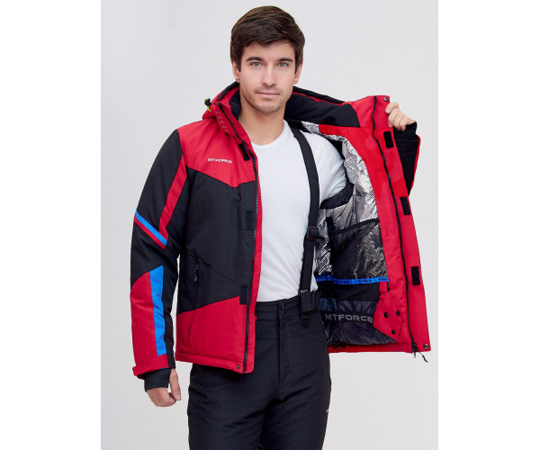 Горнолыжный костюм  красного цвета 02071Kr