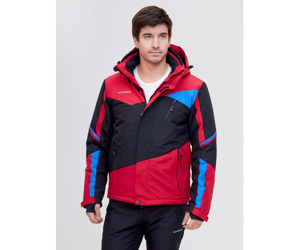 Горнолыжный костюм  красного цвета 02071Kr