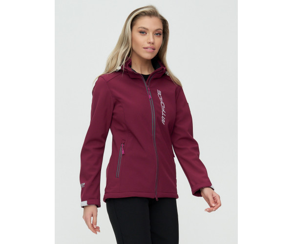 Костюм женский  бордового цвета 02031Bo