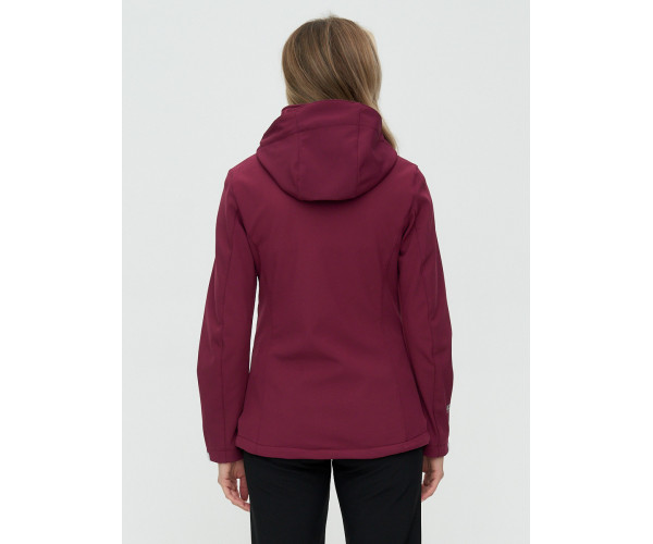 Костюм женский  бордового цвета 02031Bo