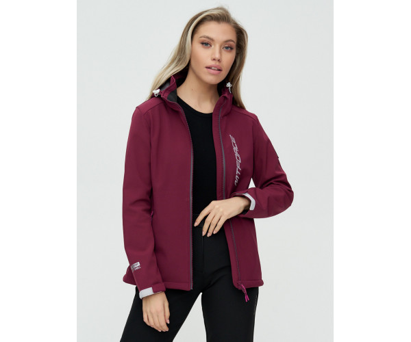 Костюм женский  бордового цвета 02031Bo