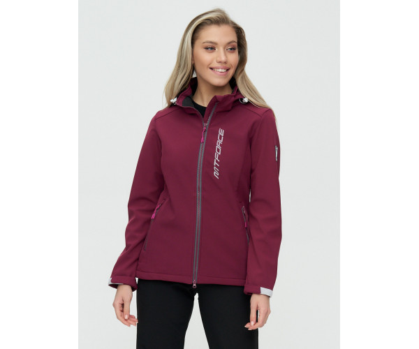 Костюм женский  бордового цвета 02031Bo