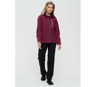 Костюм женский  бордового цвета 02031Bo