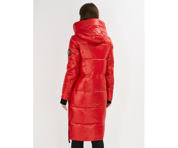Куртка зимняя красного цвета 72101Kr