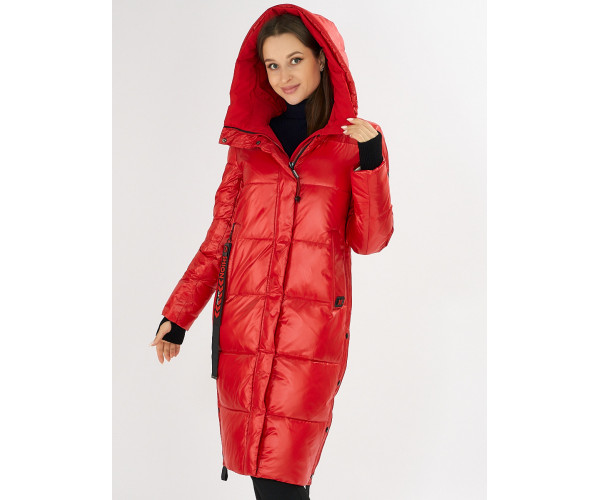 Куртка зимняя красного цвета 72101Kr