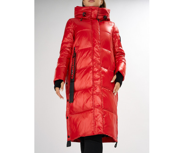 Куртка зимняя красного цвета 72101Kr