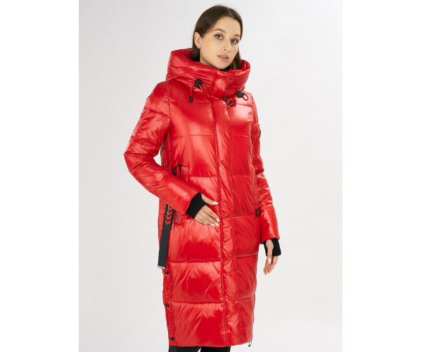 Куртка зимняя красного цвета 72101Kr