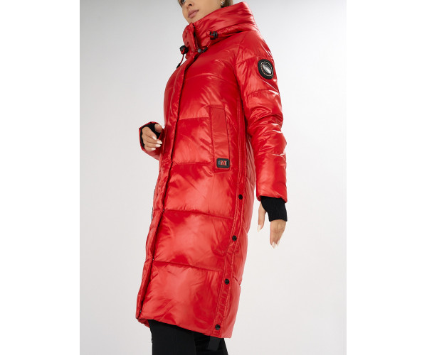 Куртка зимняя красного цвета 72101Kr