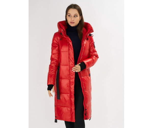 Куртка зимняя красного цвета 72101Kr