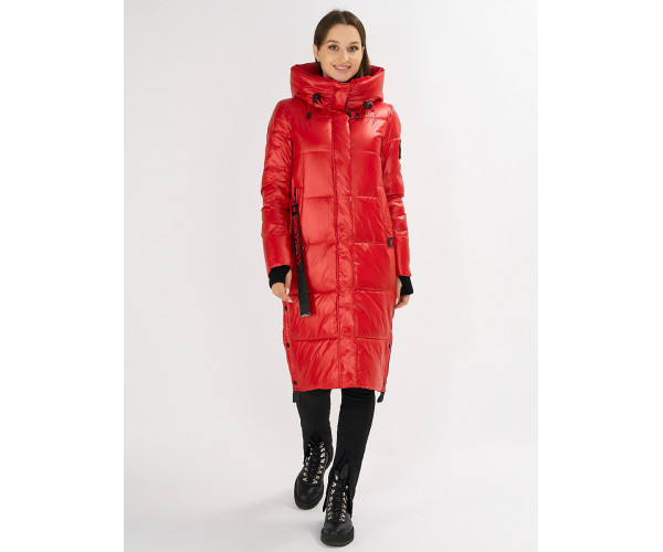 Куртка зимняя красного цвета 72101Kr