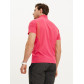Футболка поло мужская розового цвета 93424R