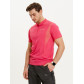 Футболка поло мужская розового цвета 93424R