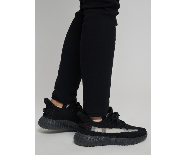 Cтрейчевые брюки утепленные женские черного цвета 2033Ch