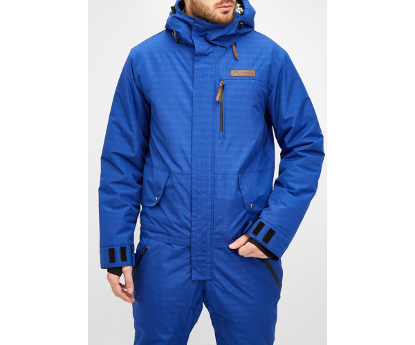 Мужской зимний комбинезон голубого цвета 18126Gl