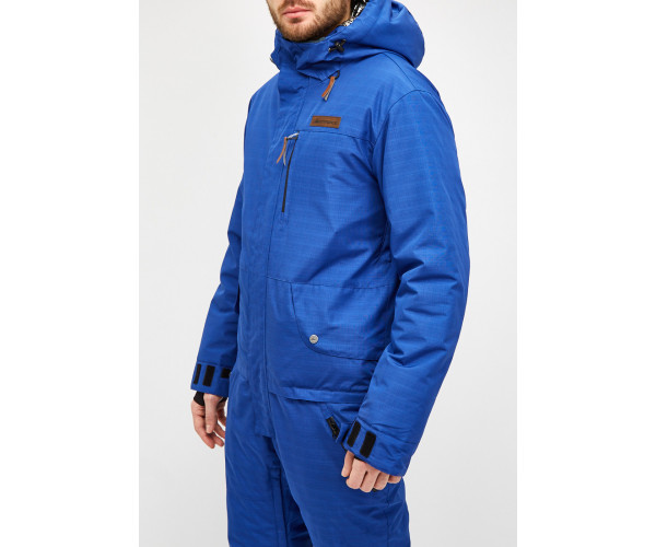 Мужской зимний комбинезон голубого цвета 18126Gl