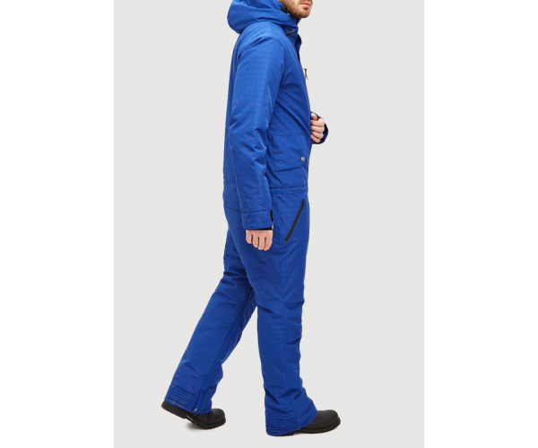 Мужской зимний комбинезон голубого цвета 18126Gl