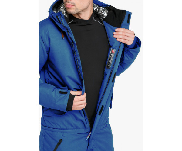 Мужской зимний комбинезон голубого цвета 18126Gl