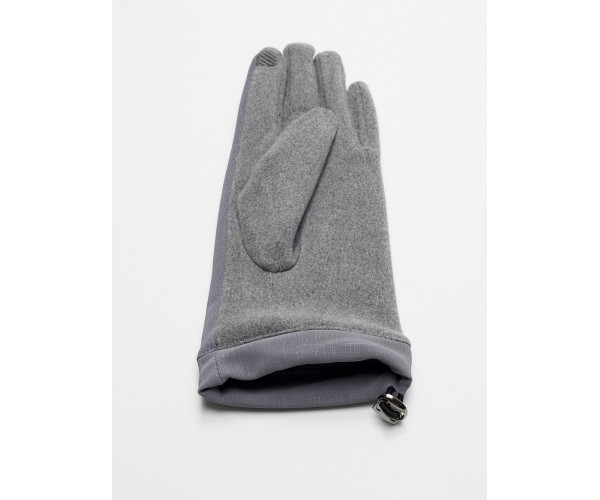 Классические перчатки демисезонные женские серого цвета 610Sr