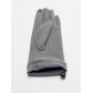 Классические перчатки демисезонные женские серого цвета 610Sr