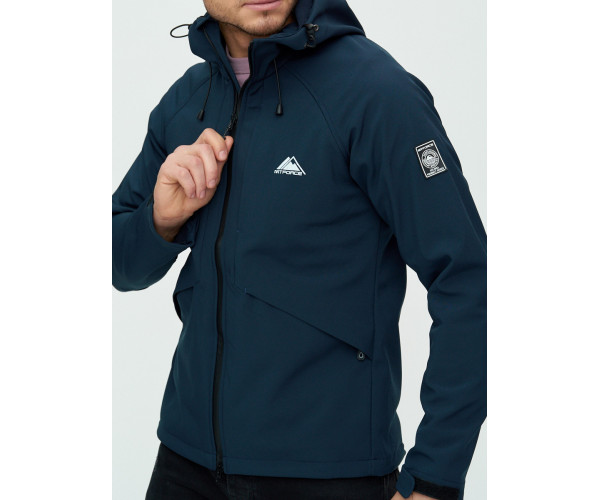 Ветровка мужская  темно-синего цвета 2105TS