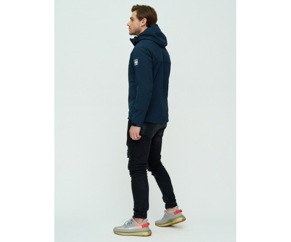 Ветровка мужская  темно-синего цвета 2105TS