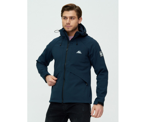 Ветровка мужская  темно-синего цвета 2105TS