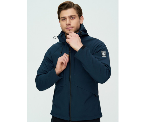 Ветровка мужская  темно-синего цвета 2105TS