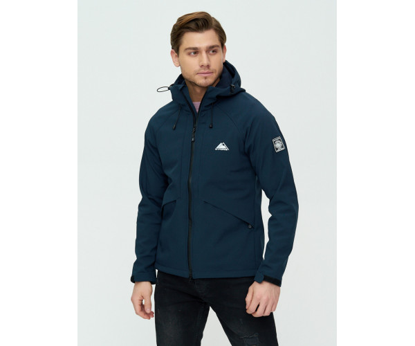 Ветровка мужская  темно-синего цвета 2105TS