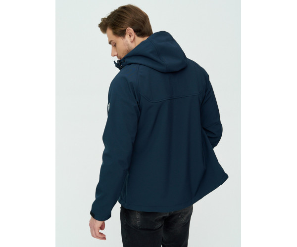 Ветровка мужская  темно-синего цвета 2105TS