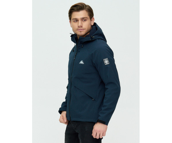 Ветровка мужская  темно-синего цвета 2105TS